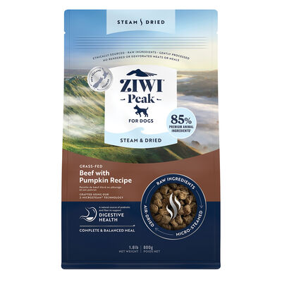 ZIWI, Peak Steam & Dried Beef with Pumpkin Dog Food